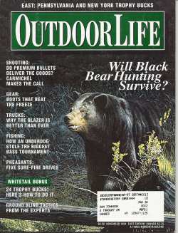 Vintage Outdoor Life Magazine - November, 1994 - Like New Condition