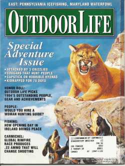 Vintage Outdoor Life Magazine - January, 1995 - Like New Condition