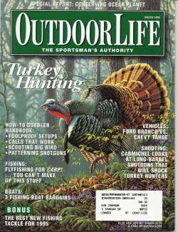 Vintage Outdoor Life Magazine - March, 1995 - Like New Condition