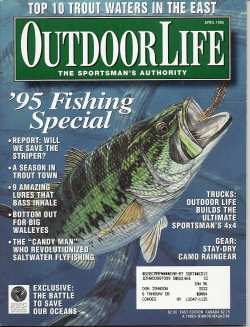 Vintage Outdoor Life Magazine - April, 1995 - Like New Condition