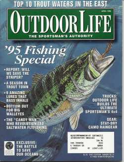 Vintage Outdoor Life Magazine - April, 1995 - Like New Condition