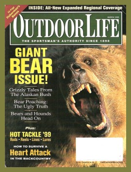Vintage Outdoor Life Magazine - March, 1999 - Good Condition