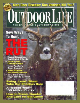 Vintage Outdoor Life Magazine - November, 1999 - Very Good Condition