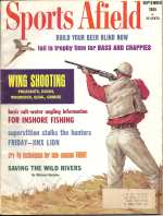Vintage Sports Afield Magazine - September, 1965 - Very Good Condition
