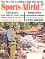 Vintage Sports Afield Magazine - March, 1967 - Good Condition