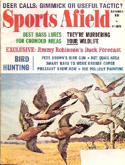 Vintage Sports Afield Magazine - September, 1968 - Good Condition