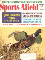 Vintage Sports Afield Magazine - November, 1969 - Good Condition