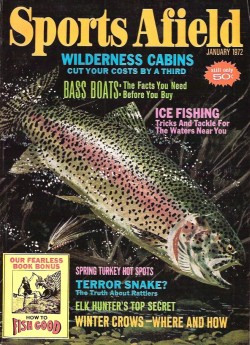 Vintage Sports Afield Magazine - January, 1972 - Very Good Condition