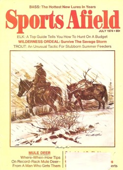 Vintage Sports Afield Magazine - July, 1974 - Very Good Condition