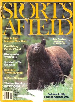 Vintage Sports Afield Magazine - September, 1984 - Good Condition