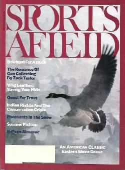 Vintage Sports Afield Magazine - November, 1986 - Like New Condition