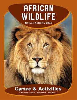 African Wildlife Nature Activity Book