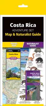 Costa Rica Adventure Set - Travel Map and Pocket Guide