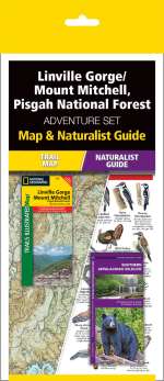 Linville Gorge/Mount Mitchell, Pisgah National Forest Adventure Set - Travel Map and Pocket Guide